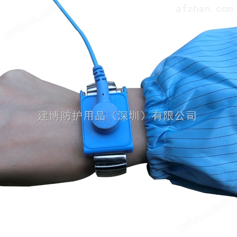 手腕带 防静电有绳金属手环 pvc接地式有线手环批发